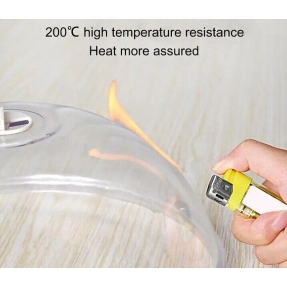 Microwave (Food Splatter-Cover)-(Clear)-(Size: 10.4 inch-26.5cm)-(New)-$30.00 - Picture 7 of 8